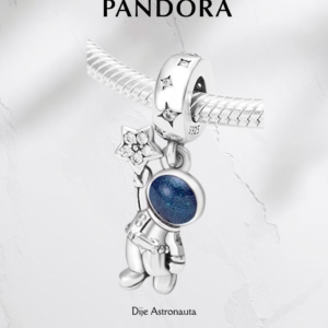 Charm estilo Pandora Astronauta- Plata ley 925